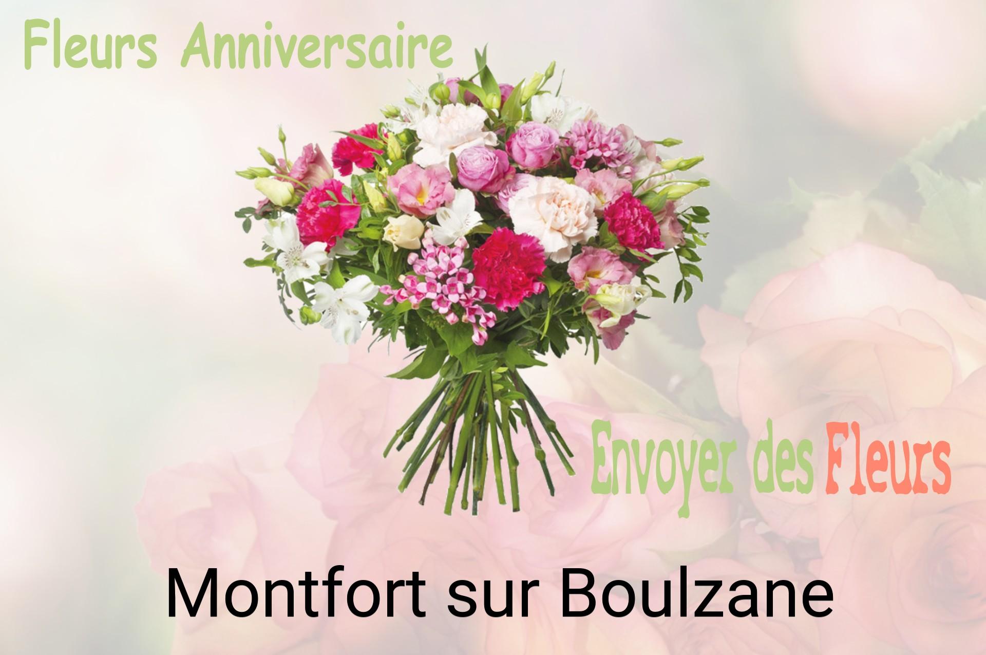 Bouquet de fleurs d’anniversaire livré à Montfort-sur-Boulzane
