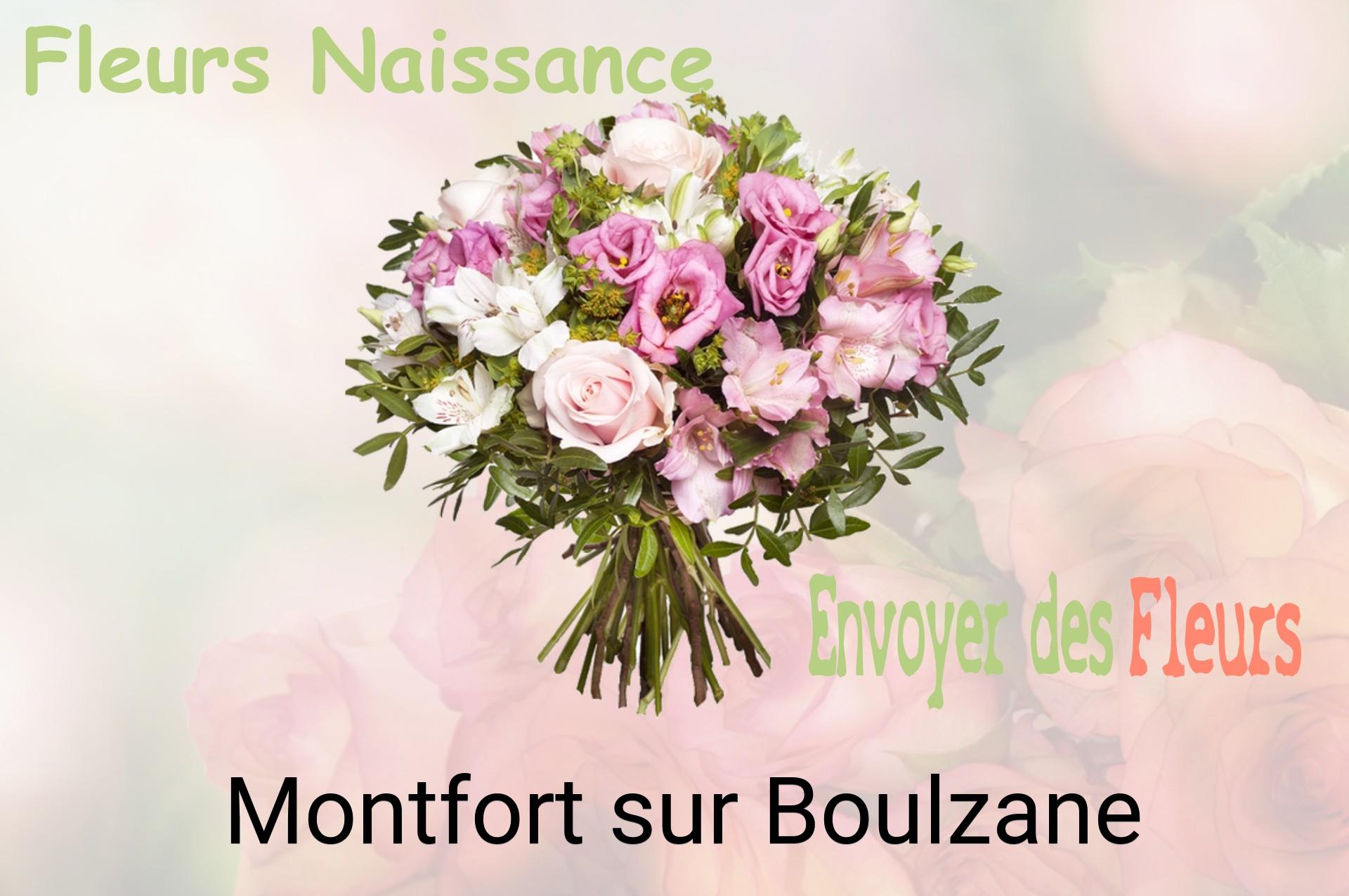 Bouquet de fleurs de naissance livré à Montfort-sur-Boulzane