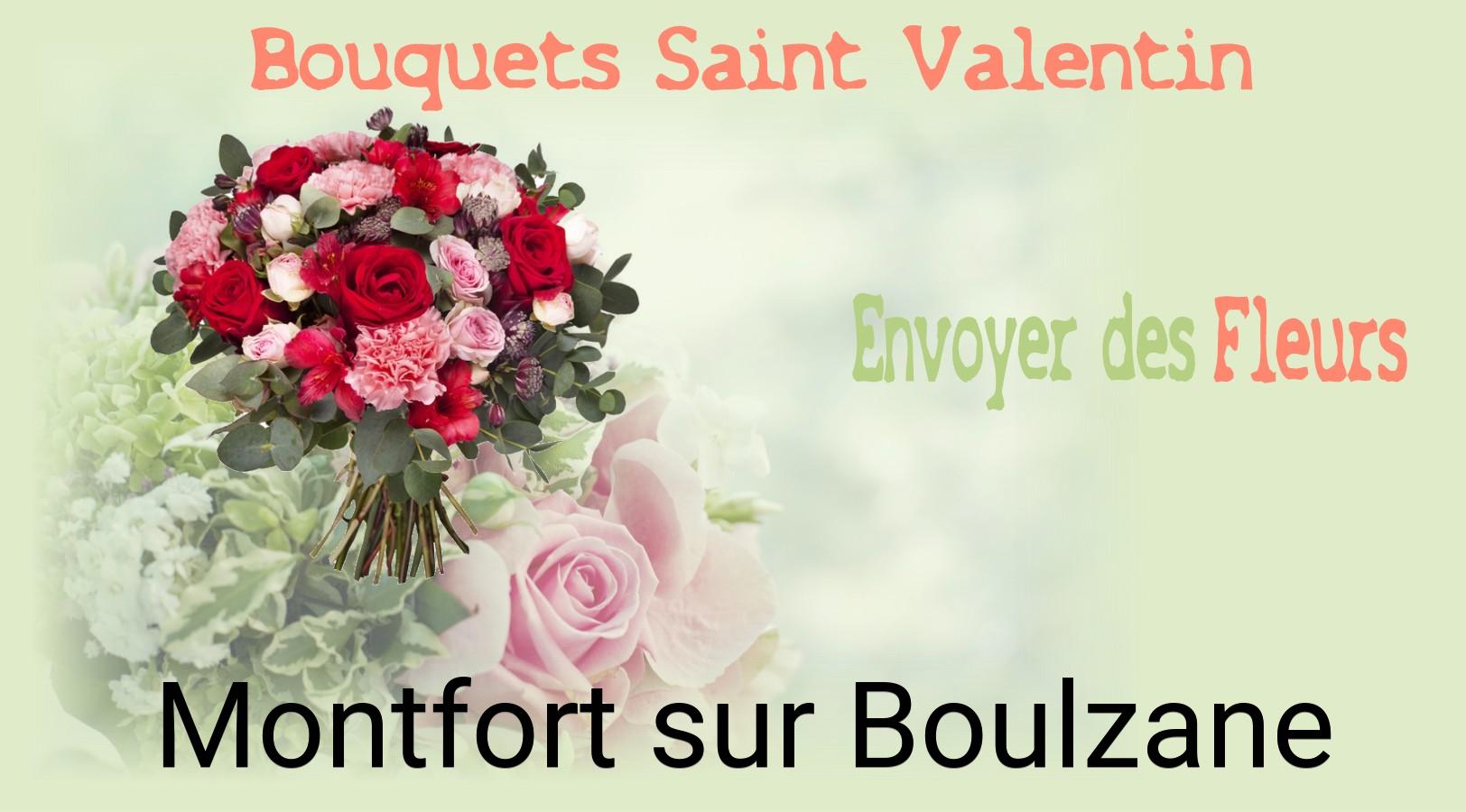 Roses de Saint-Valentin livrées à Montfort-sur-Boulzane